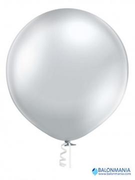 GLOSSY BALON SILVER - 43CM - 17" - 36l