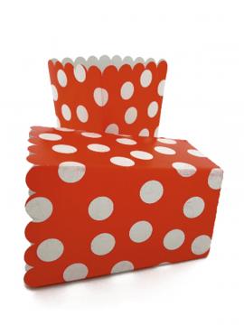 EMBALAŽA ZA POPCORN MINI RED DOTS
