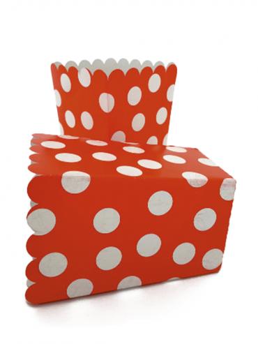 EMBALAŽA ZA POPCORN MINI RED DOTS