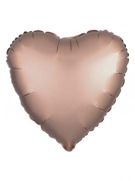 FOLIJA BALON HEART METALLIC ROSE GOLD