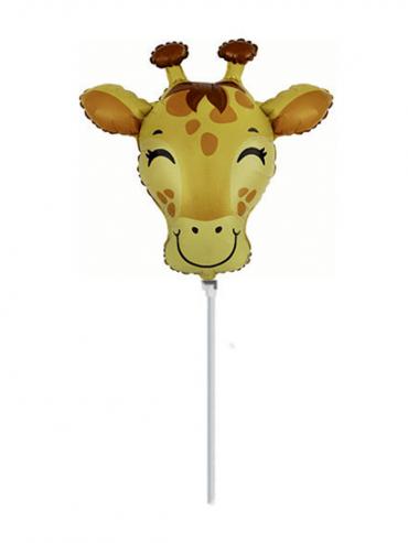 FOLIJA BALON GIRAFFE HEAD MINI