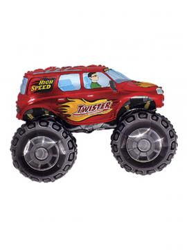FOLIJA BALON BIG WHEELS RED 