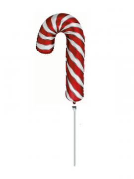 FOLIJA BALON CANDY WHITE RED MINI