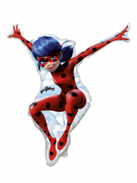 FOLIJA BALON MIRACULOUS LADYBUG SHAPE