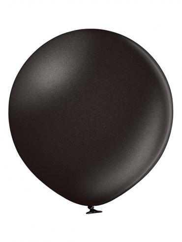 METAL BALON BLACK - 60CM - 24" - 114l