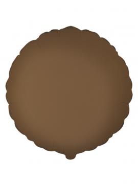 FOLIJA BALON OKROGEL 45CM MATTE CHOCO BROWN