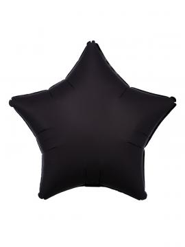 FOLIJA BALON STAR SILK LUSTRE BLACK