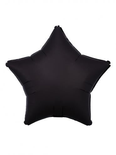 FOLIJA BALON STAR SILK LUSTRE BLACK