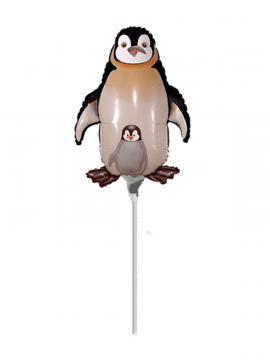 FOLIJA BALON PENGUIN BLACK MINI