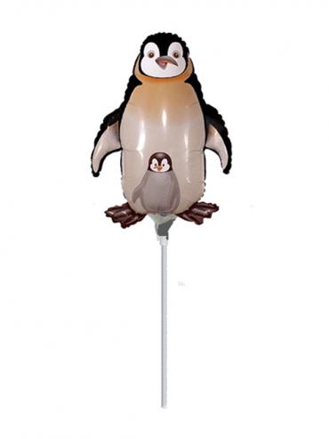 FOLIJA BALON PENGUIN BLACK MINI