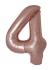 BALON ŠTEVILKE SLIM ROSE GOLD - NENAPIHNJENE