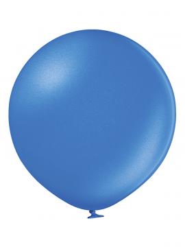METAL BALON BLUE - 60CM - 24" - 114l