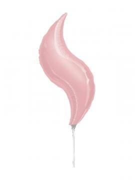 FOLIJA BALON CURVE PASTEL PINK 28inch