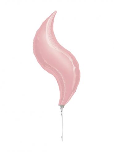 FOLIJA BALON CURVE PASTEL PINK 28inch