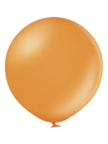 METAL BALON BRIGHT ORANGE - 60CM - 24" - 114l