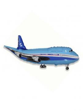 FOLIJA BALON PLANE BLUE