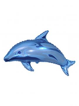 FOLIJA BALON DOLPHIN DRAW BLUE