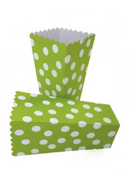 EMBALAŽA ZA POPCORN MAXI GREEN DOTS