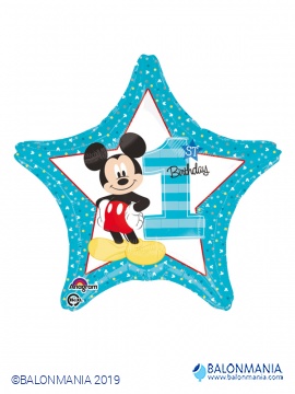 Balon 1 Mickey Mouse rojstni dan