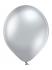GLOSSY BALON SREBRN - 30CM - 12 INCH - 15l