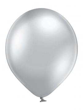 GLOSSY BALON SREBRN - 30CM - 12 INCH - 15l