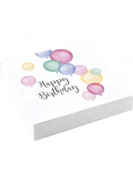 Serviete Happy Birthday 