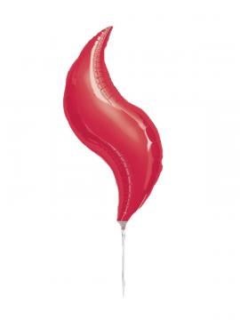 FOLIJA BALON CURVE RDEČ 19inch