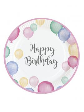 Papirnati krožniki Happy Birthday