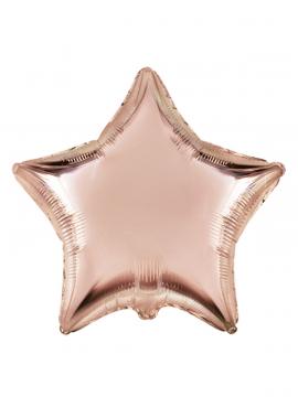 Folija balon zvezda Rose Gold