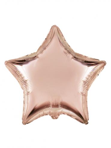 Folija balon zvezda Rose Gold