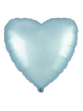 Folija balon srce Satin Pastel Blue