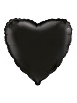 Folija balon srce Black