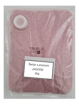 SLADKOR ZA SLADKORNO PENO Z AROMO JAGODE 2KG