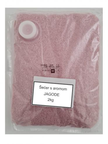 SLADKOR ZA SLADKORNO PENO Z AROMO JAGODE 2KG