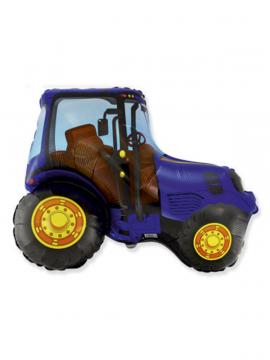 FOLIJA BALON TRACTOR BLUE