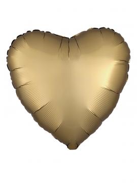FOLIJA BALON HEART SILK LUSTRE GOLD