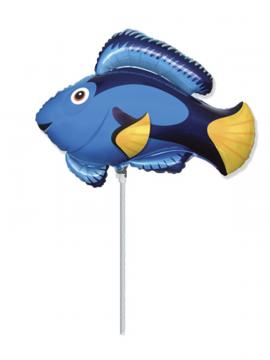 FOLIJA BALON BLUE FISH MINI