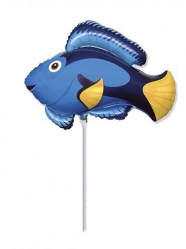 FOLIJA BALON BLUE FISH MINI
