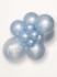 METAL BALON LIGHT BLUE - 30CM - 12" - 15l