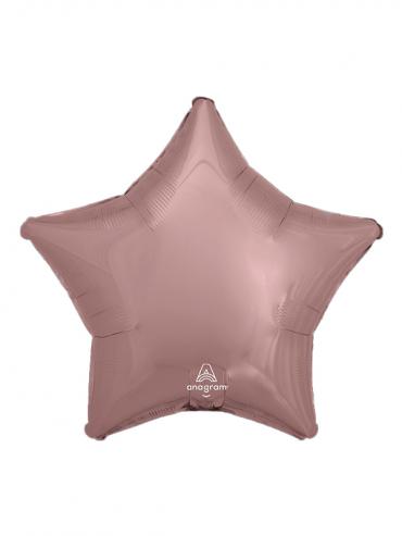 FOLIJA BALON STAR METALLIC ROSE GOLD DECORATOR
