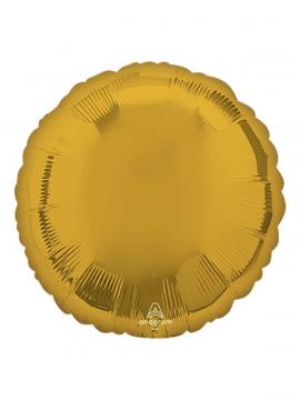 FOLIJA BALON ROUND METALLIC GOLD