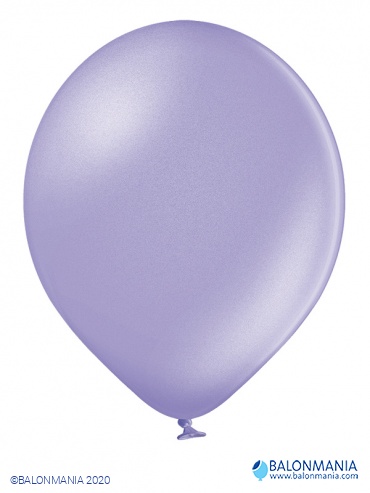 Balon sivka metal, lateks (50 kom) 