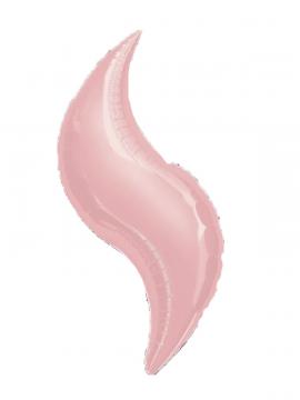FOLIJA BALON CURVE PASTEL PINK 36inch
