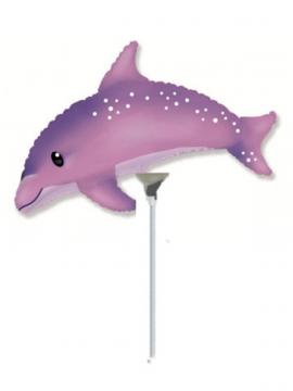 FOLIJA BALON CUTE DOLPHIN PINK MINI