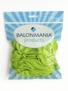 Balon zelena limeta pastel, lateks (50 kom)