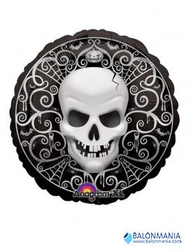 Balon Halloween smrtna glava