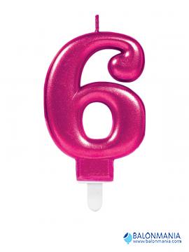 SVEČKE ŠTEVILKE PINK