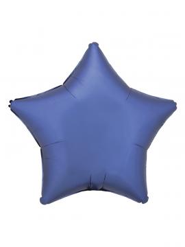 FOLIJA BALON STAR SILK LUSTRE AZURE BLUE 