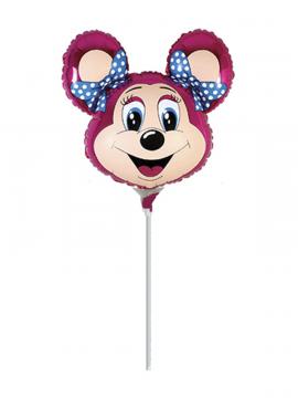 FOLIJA BALON BABSY MOUSE FUCHSIA MINI