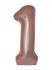 BALON ŠTEVILKE SLIM ROSE GOLD - NENAPIHNJENE